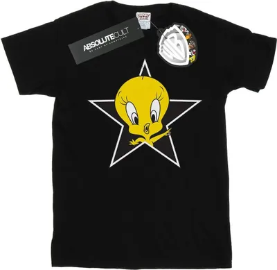 Obrázek produktu pro Looney Tunes - dámské tričko "Tweety Pie Star" BI31551 (XXL) (černá)