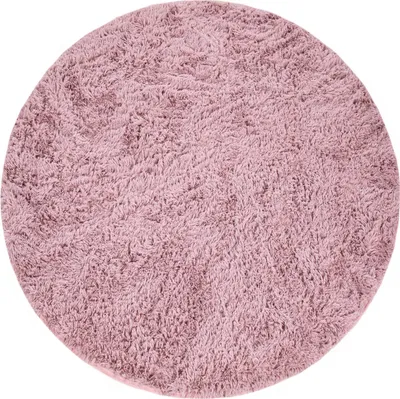 Produktbild von Paco Home Hochflor Teppich Wohnzimmer Fellteppich Kunstfell Shaggy Flauschig 200 cm rund