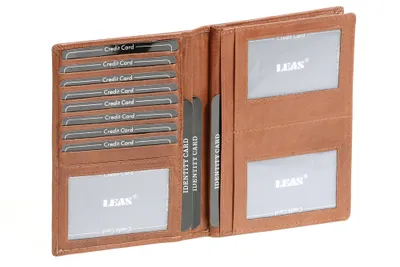 Produktbild von LEAS Brieftasche Echt-Leder, Cognac Special Edition