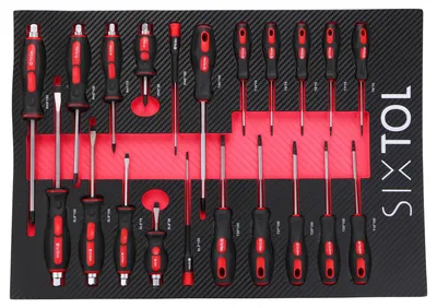 Imagen del producto de Bandeja para herramientas para carro de taller, modelo MECHANIC TOOL TRAY, con 21 piezas