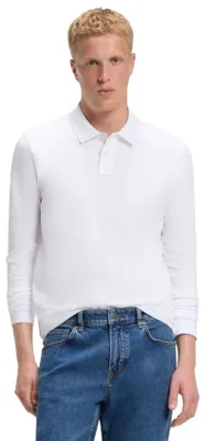 Produktbild von Poloshirt BOSS Orange weiß kurzarm