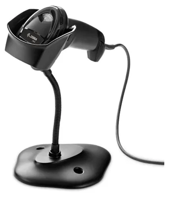 Immagine prodotto di DS2208 - 2D-Imager, gamma standard, USB-KIT con supporto, nero