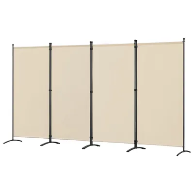 Immagine prodotto di Angel Living 4 pezzi Paravento Protezione dalla vista Rivestimento per balcone Protezione dalla vista per balcone Paravento Divisorio Parete divisoria Beige 324x180cm