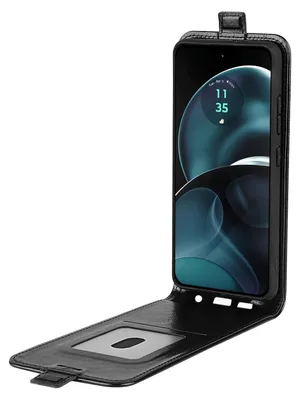 Obrázok produktu pre Puzdro na mobilný telefón Motorola Moto G14 Flip – čierne puzdro, obal, kryt, ochranný obal