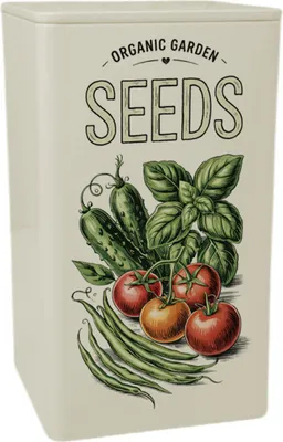 Produktbild von SamenDose 900ml - Organic Garden Seeds Dose 900ml