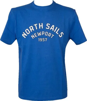 Produktbild von NORTH SAILS Herren-T-Shirt, Rundhalsausschnitt, kurzärmliges Baumwoll-T-Shirt mit Aufdruck, Artikel 692988, IT 4XL - EU 3XL - USA 3XL, Cotone 100%