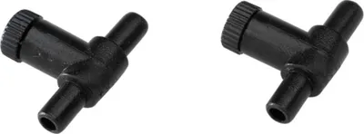 Immagine prodotto di Aqua Della: rubinetto di chiusura in plastica per tubo dell'aria da 4/6 mm - 2 pezzi