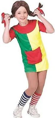 Produktbild von Fu413024-128 bunt Mädchen Kinder Crazy Girl Wirbelwind Kostüm Gr.128