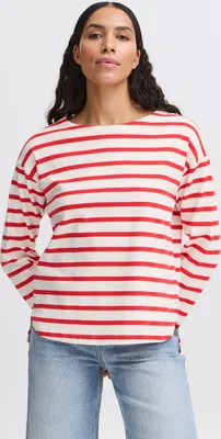 Immagine prodotto di b.young BYRAMSI PULLOVER Maglia a maniche lunghe da donna Girocollo 100% cotone Vestibilità comoda