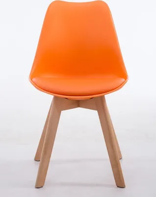 Produktbild von Besucherstuhl Borneo V2 Natura Kunstleder orange