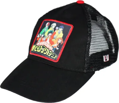 Produktbild von My Hero Academia Pikachu Jungen Basecap Baseball Kappe Truckercap – Schwarz / 54