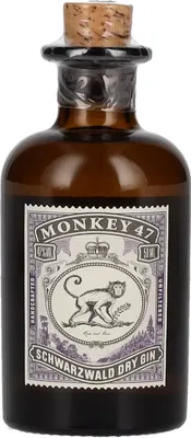 Obrázek produktu pro Monkey 47 Black Forest Dry Gin Mini, lihovina, alkohol, láhev, 47 %, 50 ml, 70800600