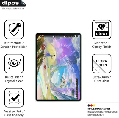 Produktbild von 2x Schutzfolie für Huawei MatePad 11.5 2026 klar Displayschutzfolie Folie Display Schutz dipos