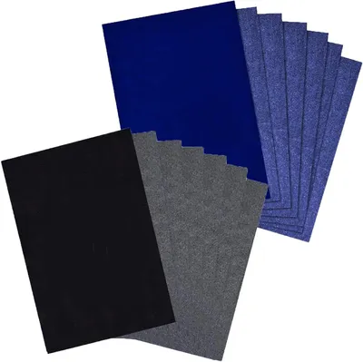 Productafbeelding van Koolstofpapier - Transferpapier Grafiet - Patronen Overbrengen - Geurloos Houtpulp - 100 stuks A4 - Zwart Blauw