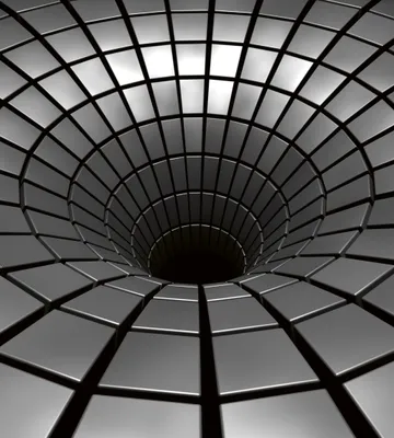 Produktbild von Fototapete - Silver Hole 225x250cm - Vliestapete