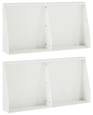 Immagine prodotto di Muri di sostegno, 4 pezzi, 40 x 12 x 40 cm, acciaio, colore bianco