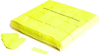 Produktbild von Magic FX Slowfall UV Konfetti 55x17mm - Fluo Gelb 1kg