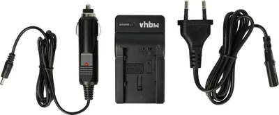 Produktbild von vhbw Ladegerät kompatibel mit Canon Legria FS100, FS10, FS305, FS200, FS19, FS11, FS306, FS21, FS20, FS22 Kamera - Ladeschale, Kfz-Adapter Ladeanzeige