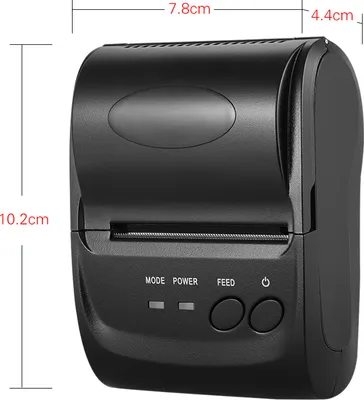 Produktbild von POS-5802DD Mini prenosná bezdrôtová termálna tlačiareň USB Tlač vstupeniek POS pre iOS Android Windows