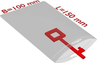 Produktbild von Druckverschlussbeutel m.Eurolochung Maße 100x150mm S.50µ PE transparent TRANSPAK