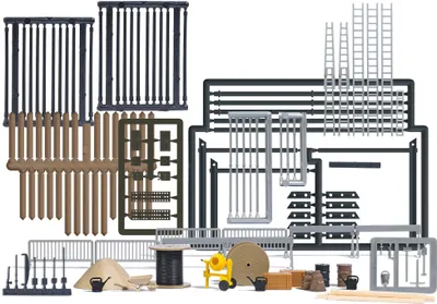 Produktbild von Busch 1376 - 1/87 / H0 Baustellen-Set - Neu