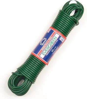 Produktbild von Famanu Wäscheleine 4,8 mm - Robuste PVC Wäscheleine für Garten und Außenbereich 15 m