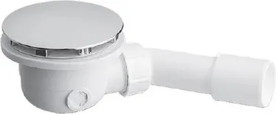 Produktbild von Ablaufgarnitur, Siphon Dusche, Badewanne Chrom 90mm
