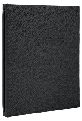 Productafbeelding van Securit Menukaart A5 Signature |Menumap |Zwart