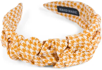 Produktbild von styleBREAKER Damen Haarreif mit Hahnentritt Muster in dezenter Rüschen Optik, Haarband Pepita, Haarschmuck 04027044