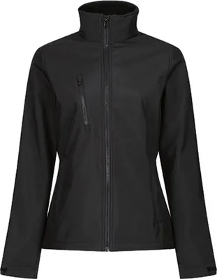 Produktbild von Regatta Professional TRA613 | Womens Ablaze 3-layer Printable Softshell Jacket - Farbe: Black/Black - Größe: 46 (20)