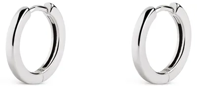Image de Boucles d'oreilles SINGULARU, 10 mm, argent, bijoux pour femmes