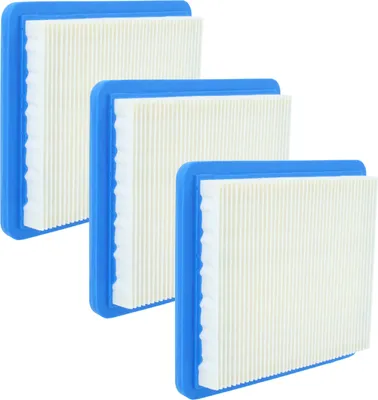 Produktbild von vhbw 3x Filter kompatibel mit Briggs & Stratton 150300, 12Z800, 12Z600, 130200, 138400, 135200, 150200, 150100 Rasenmäher - 13,2 x 11,5 x 2,1 cm