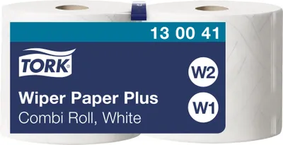 Zdjęcie produktu dla Tork Starke Mehrzweck Papierwischtücher - Weiß - Papier - Kunststoff (130041)