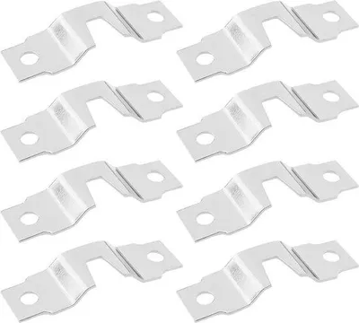 Immagine prodotto di 100 ganci per foto resistenti a doppio foro per specchi e decorazioni da parete