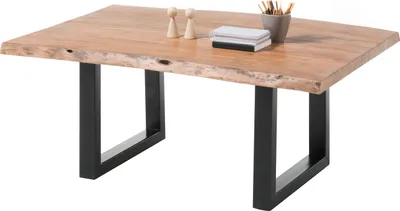 Produktbild von Couchtisch INDIA Wohnzimmertisch Beistelltisch Tisch Massivholz Akazie 110cm x 70cm