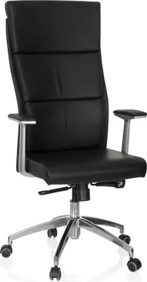 Produktbild von hjh OFFICE Luxus Chefsessel MONZA 20 Ergonomischer Bürostuhl mit Armlehnen Leder Drehstuhl für Büro, Zuhause