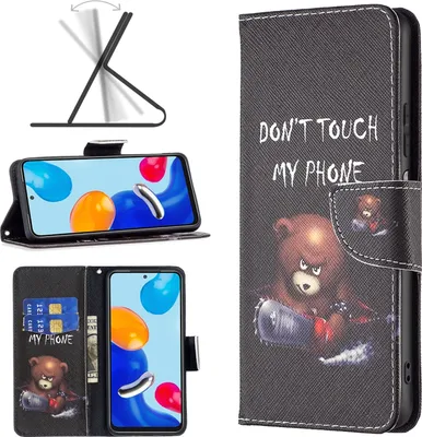 Produktbild von Für Xiaomi Redmi Note 12S 4G Kunst-Leder Handy Tasche Motiv 1 Hülle Etuis Cover