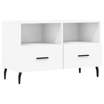 Produktbild von vidaXL TV-Schrank Weiß 80x36x50 cm Holzwerkstoff