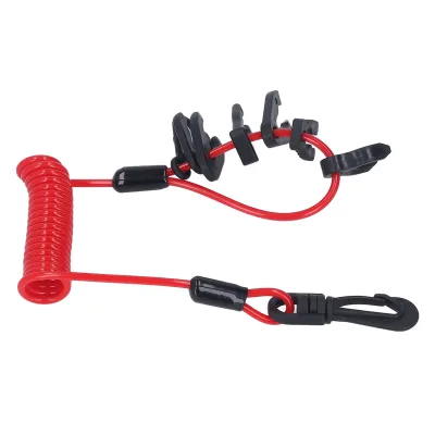 Obrázok produktu pre Lanyard bezpečnostný povraz pre núdzové zastavenie pružinového drôtuPolyuretánpre výmenu motora lode