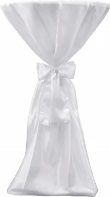 Produktbild von vidaXL 2 x Tischhusse Stehtischhusse weiß 80 cm