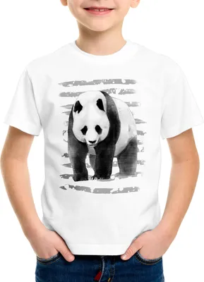 Produktbild von style3 Panda Kinder T-Shirt dschungel asien sommer