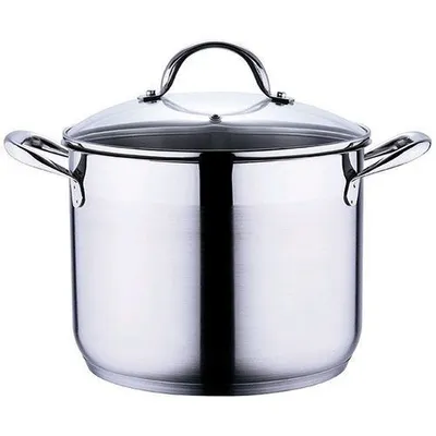 Produktbild von Bergner Bergner Edelstahl-Kasserolle mit Deckel - 8,2 l