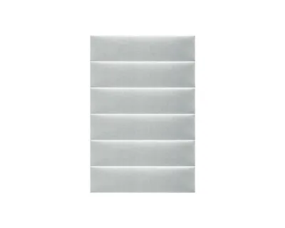 Obrázek produktu pro STEGU Čalouněný panel WALL CUSHION Nástěnný polštářek Postelové čelo Kingston světlá šedá 60x15 cm