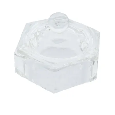 Zdjęcie produktu dla Melady MLJB0007 Szklane pudełko na biżuterię, wielokolorowe, 4x2 cm
