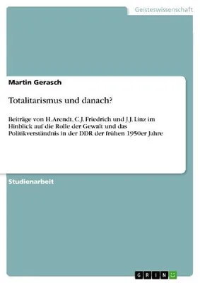 Produktbild von Totalitarismus und danach?