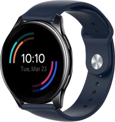 Produktbild von Strap-it OnePlus Watch Sportarmband (Dunkelblau)
