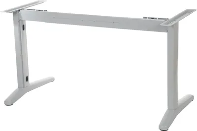 Produktbild von Metallgestell (STL) für Schreibtisch oder Tisch, längenverstellbar, verstellbare Beine, Höhe 72,5 cm, Grau