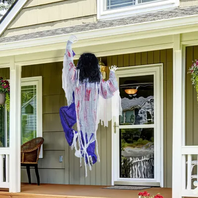 Image de Elzusha - Décoration de zombie suspendue pour Halloween