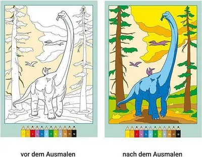 Produktbild von Ravensburger Malen nach Zahlen ab 7 Jahren Dinosaurier