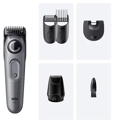 Obrázok produktu pre Braun BeardTrimmer 3 80789789, Striedavé napájanie / batéria, Čierna